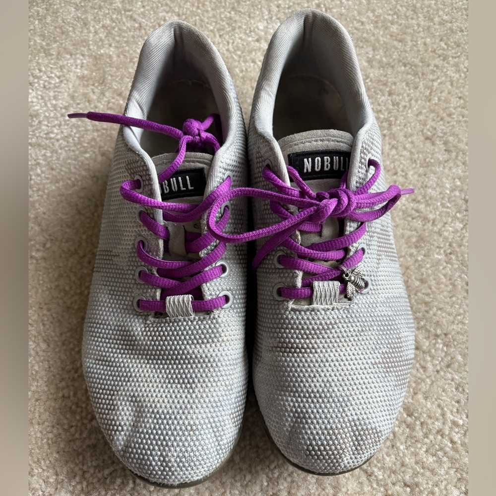 NOBULL Light Gray Camo SuperFabric Low Trainer Women’s 10/Mens 8.5